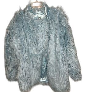 Taylor Swift “Lavender Haze” Inspired Shaggy Blue Jacket. Size Small.